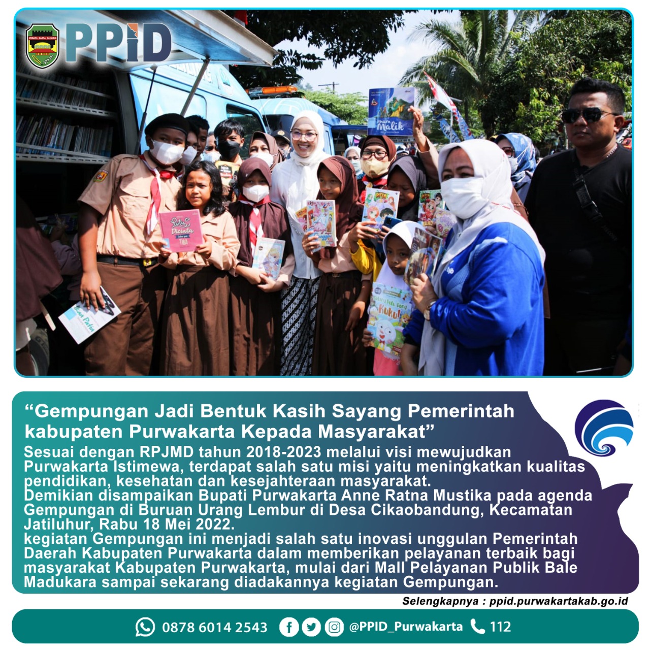 Gempungan Jadi Bentuk Kasih Sayang Pemkab Purwakarta Kepada Masyarakat